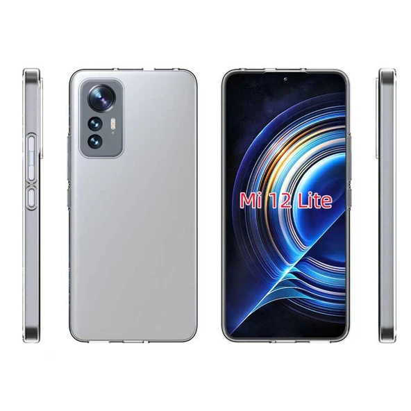Zore Xiaomi ile uyumlu Mi 12 Lite Kılıf Süper Silikon Kapak - 9