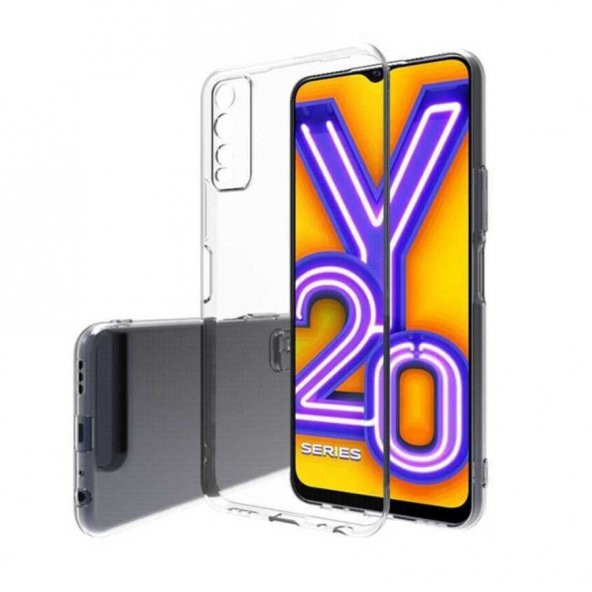 Vivo Y20 Kılıf Kamera Korumalı Süper Silikon Kapak - 2