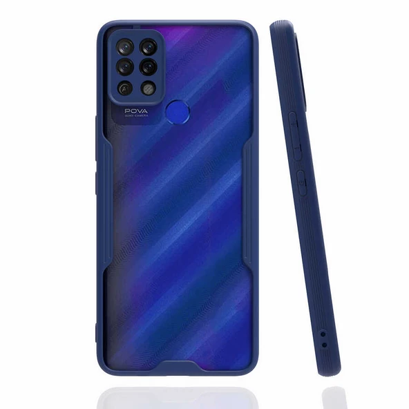 Zore Tecno ile uyumlu Pova Kılıf Parfe Kapak - Resim 5