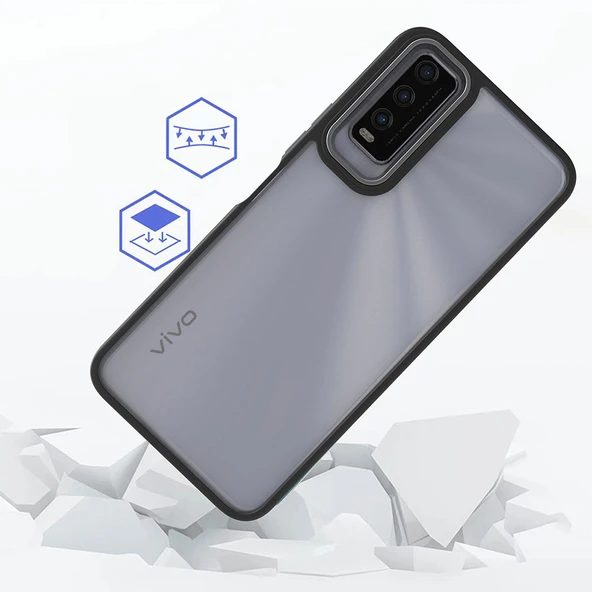 Zore Vivo ile uyumlu Y11S Kılıf Flora Kapak - 3