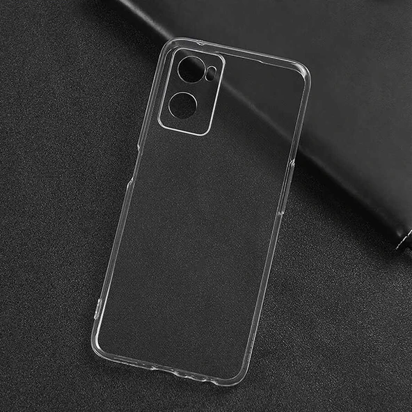 Zore Oppo ile uyumlu A96 4G Kılıf Süper Silikon Kapak - 4