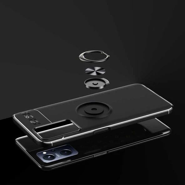 Zore Oppo ile uyumlu A76 Kılıf Ravel Silikon Kapak - 4