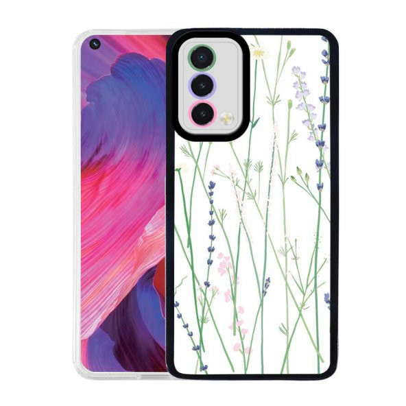 Oppo A74 4G Kılıf M-Fit Desenli Kapak