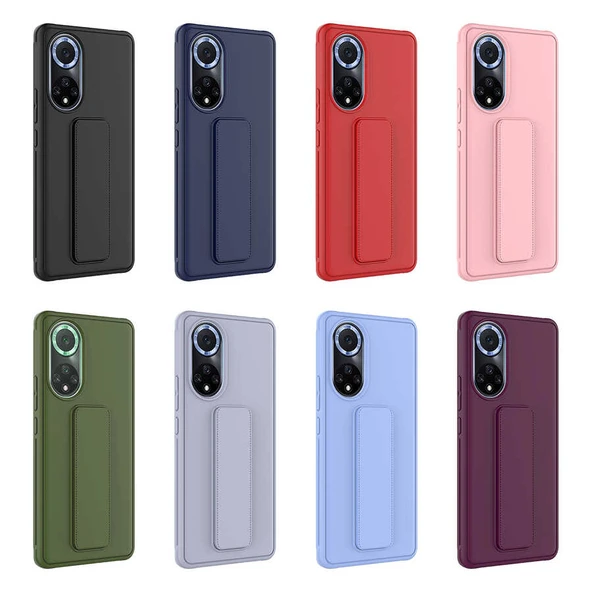 Zore Huawei ile uyumlu Nova 9 Kılıf Qstand Kapak - 3