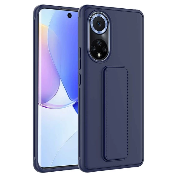 Zore Huawei ile uyumlu Nova 9 Kılıf Qstand Kapak - 6