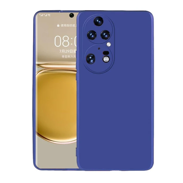 Zore Huawei ile uyumlu P50 Pro Kılıf Premier Silikon Kapak - 9