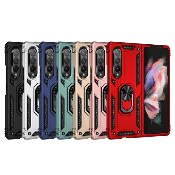 Zore Galaxy ile uyumlu Z Fold 3 Kılıf Vega Kapak - 2