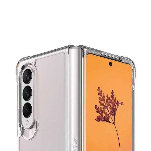Zore Galaxy ile uyumlu Z Fold 4 Kılıf Vonn Kapak - 4