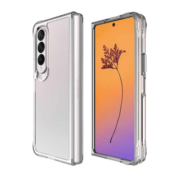 Zore Galaxy ile uyumlu Z Fold 4 Kılıf Vonn Kapak - 11