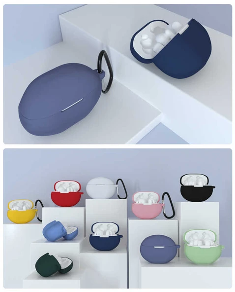 Zore Huawei ile uyumlu FreeBuds 4i Standart Silikon Kılıf - Resim 9