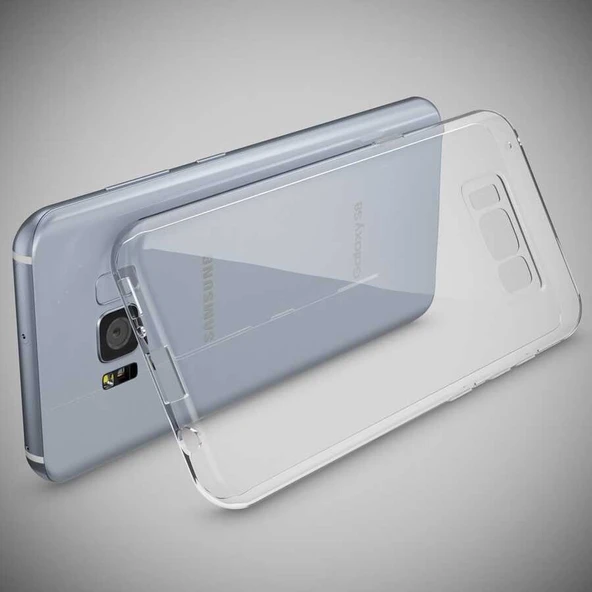 Zore Galaxy ile uyumlu S8 Plus Kılıf Süper Silikon Kapak - 4