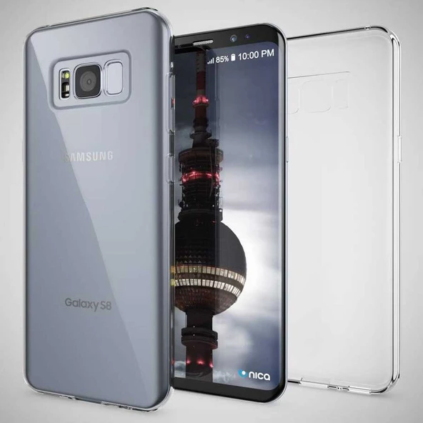 Zore Galaxy ile uyumlu S8 Plus Kılıf Süper Silikon Kapak - 2