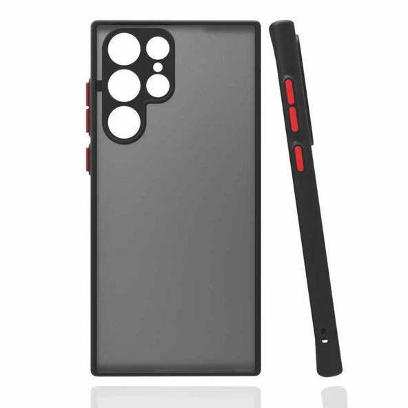 Zore Galaxy ile uyumlu S22 Ultra Kılıf Hux Kapak - Resim 3