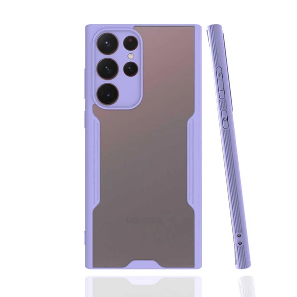 Zore Galaxy ile uyumlu S22 Ultra Kılıf Parfe Kapak - Resim 11