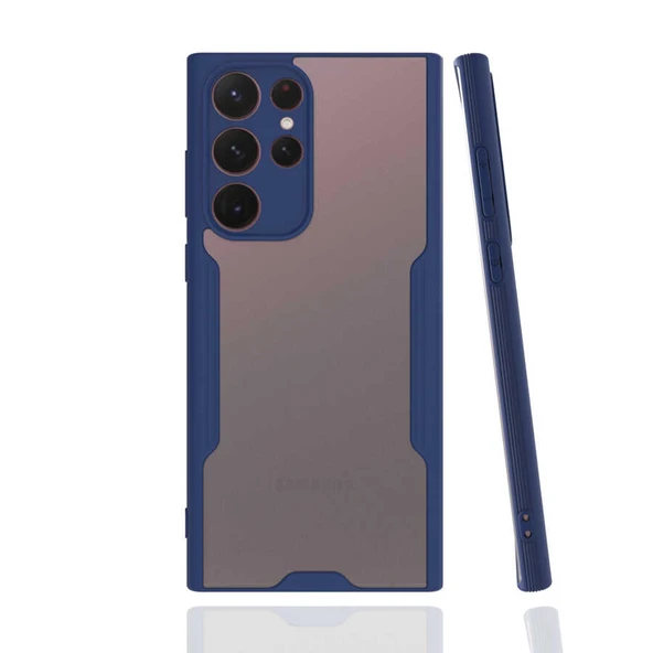 Zore Galaxy ile uyumlu S22 Ultra Kılıf Parfe Kapak - Resim 8