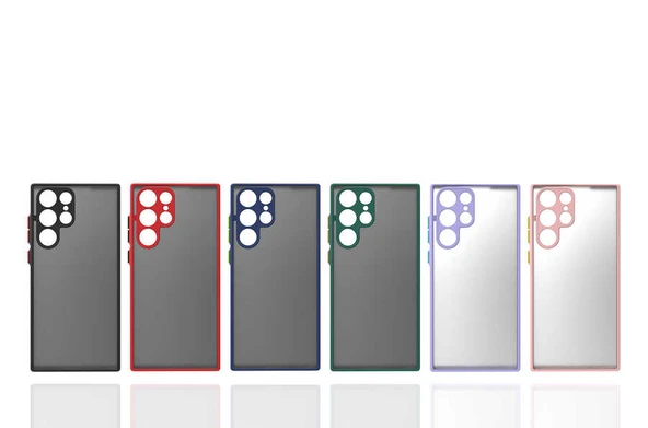 Zore Galaxy ile uyumlu S22 Ultra Kılıf Hux Kapak - Resim 2