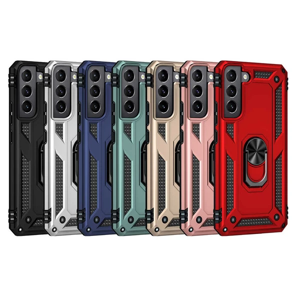 Zore Galaxy ile uyumlu S22 Plus Kılıf Vega Kapak - 5