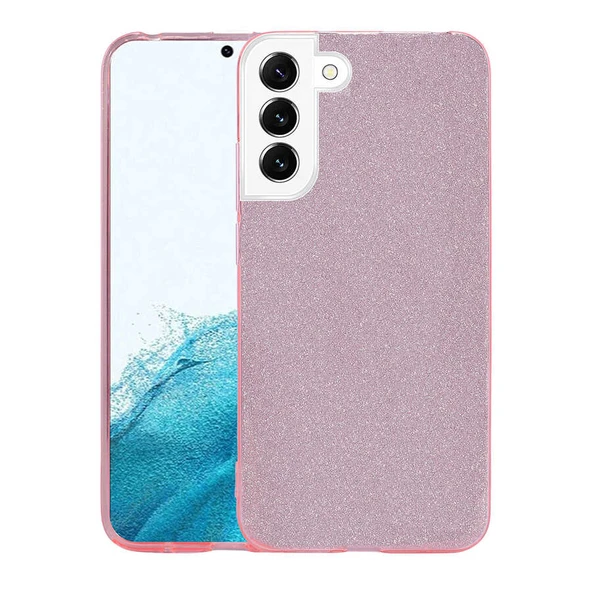 Zore Galaxy ile uyumlu S22 Plus Kılıf Shining Silikon - 5