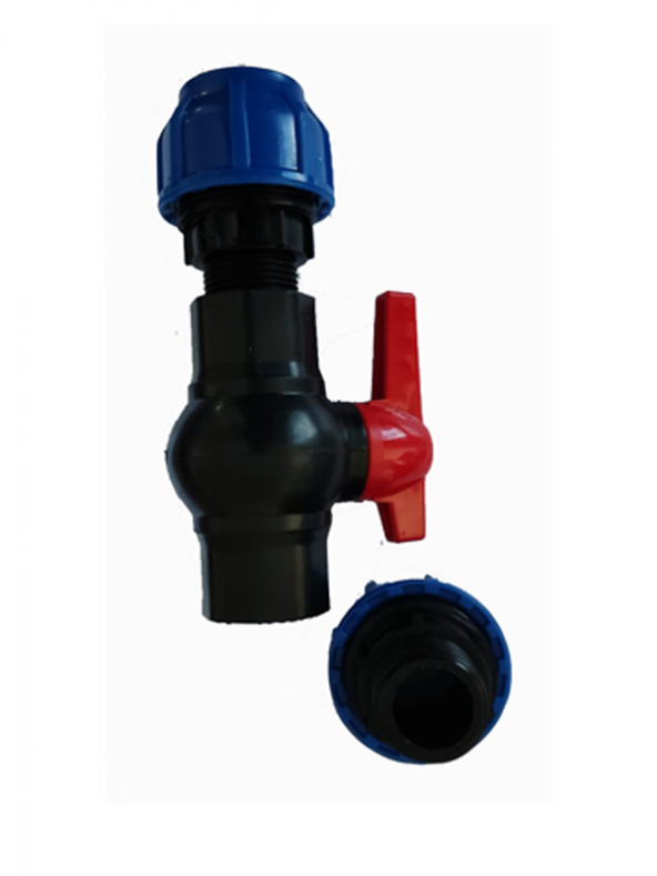 Kaplin Plastik Kollu Hat Vanası 32mm-1" - 2