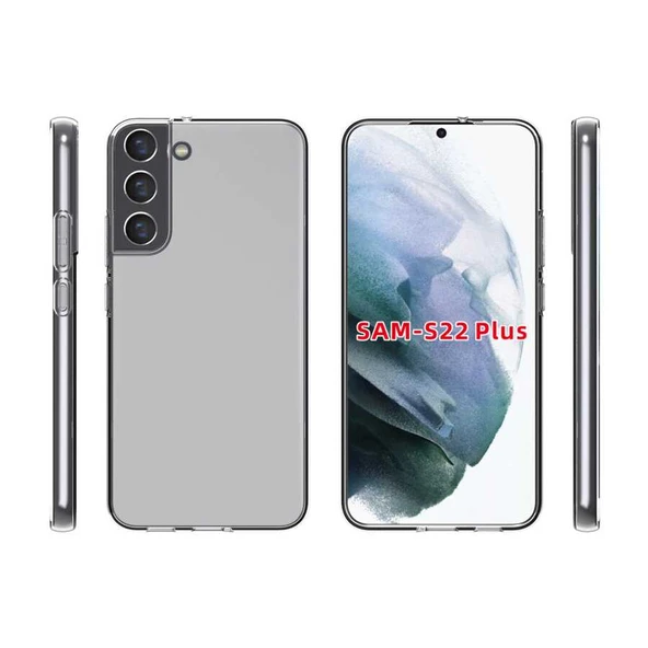 Zore Galaxy ile uyumlu S22 Plus Kılıf Süper Silikon Kapak - 9