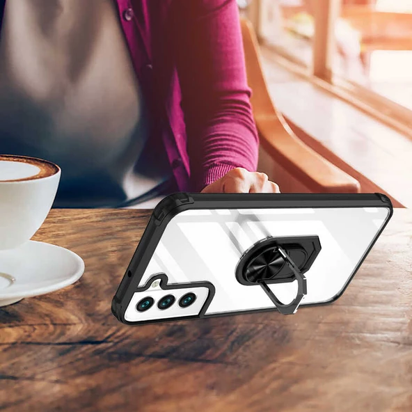 Zore Galaxy ile uyumlu S22 Plus Kılıf Mola Kapak - 11