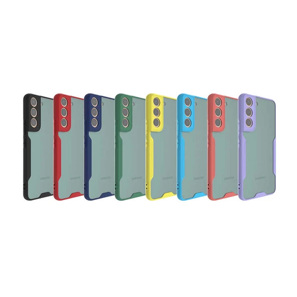 Zore Galaxy ile uyumlu S22 Kılıf Parfe Kapak - Resim 2