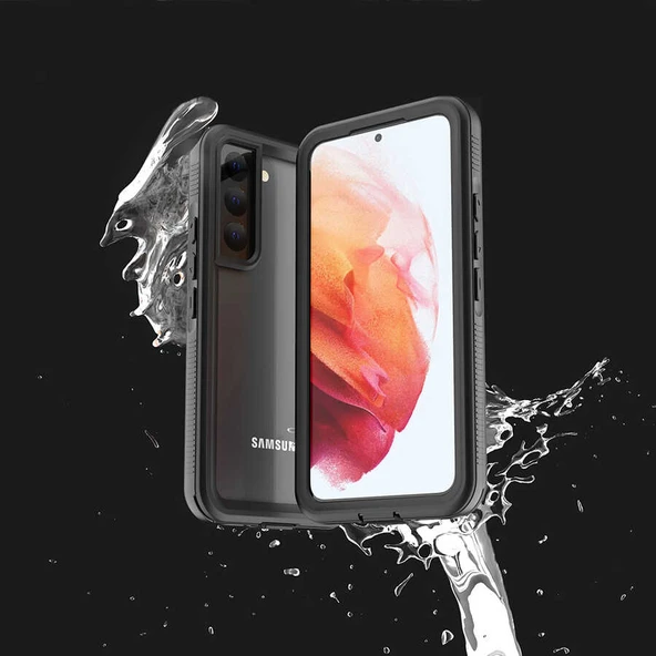 Zore Galaxy ile uyumlu S22 Kılıf 1-1 Su Geçirmez Kılıf - Resim 9