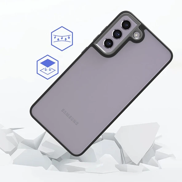 Zore Galaxy ile uyumlu S21 FE Kılıf Flora Kapak - Resim 2