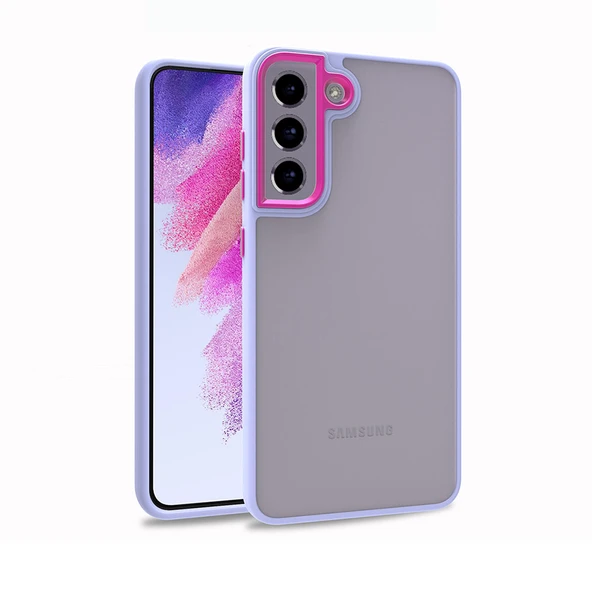 Zore Galaxy ile uyumlu S21 FE Kılıf Flora Kapak - Resim 7