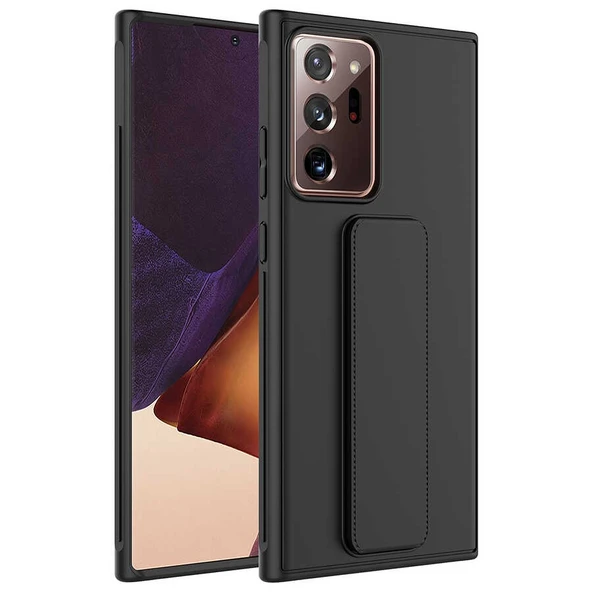 Zore Galaxy ile uyumlu Note 20 Ultra Kılıf Qstand Kapak - 9