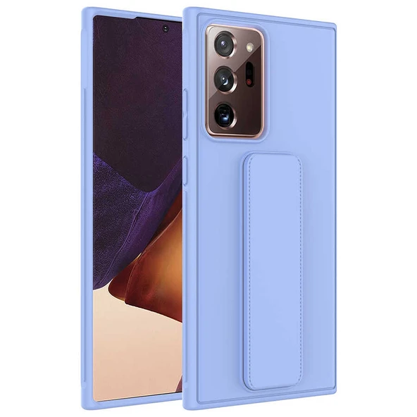 Zore Galaxy ile uyumlu Note 20 Ultra Kılıf Qstand Kapak - 10