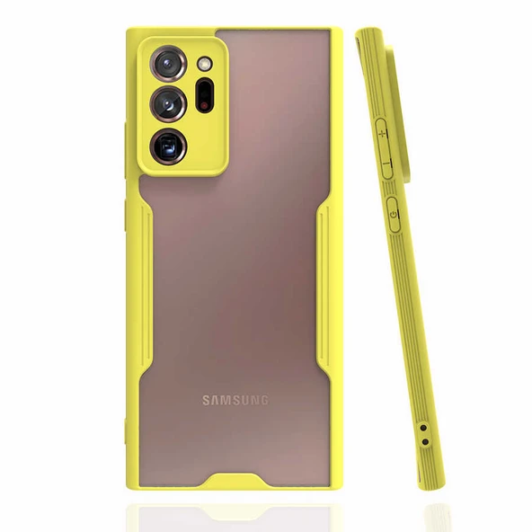 Zore Galaxy ile uyumlu Note 20 Ultra Kılıf Parfe Kapak - 8