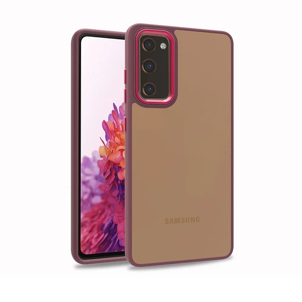 Zore Galaxy ile uyumlu S20 FE Kılıf Flora Kapak - 4