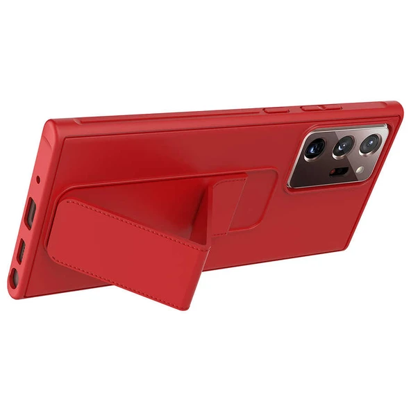 Zore Galaxy ile uyumlu Note 20 Ultra Kılıf Qstand Kapak - 2