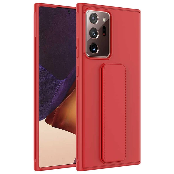 Zore Galaxy ile uyumlu Note 20 Ultra Kılıf Qstand Kapak - 7