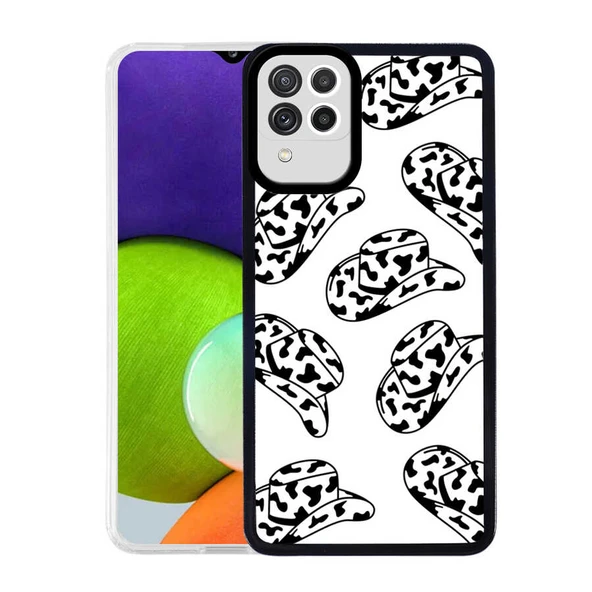 Zore Galaxy ile uyumlu M32 Kılıf M-Fit Desenli Kapak - 1