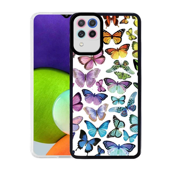 Zore Galaxy ile uyumlu M32 Kılıf M-Fit Desenli Kapak - 5
