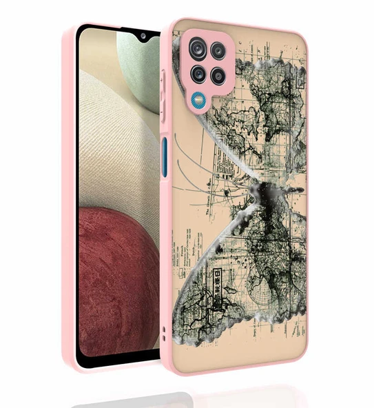 Zore Galaxy ile uyumlu M33 Kılıf Desenli Kamera Korumalı Parlak Nora Kapak - 6
