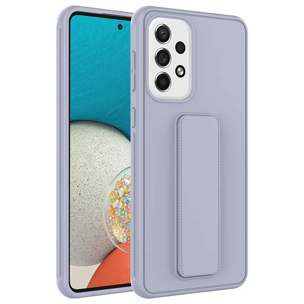 Zore Galaxy ile uyumlu A53 5G Kılıf Qstand Kapak - Resim 8
