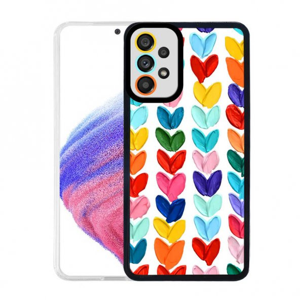 Galaxy A73 Kılıf M-Fit Desenli Kapak - 2