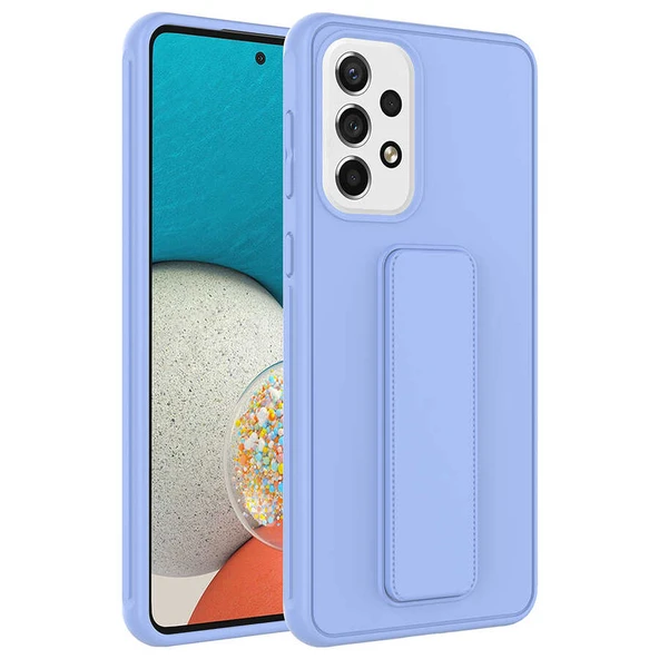 Zore Galaxy ile uyumlu A53 5G Kılıf Qstand Kapak - Resim 10