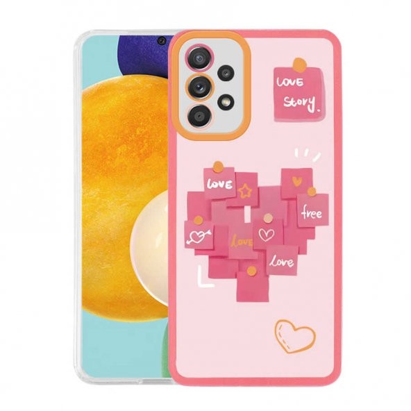 Galaxy A52 Kılıf M-Fit Desenli Kapak - 2