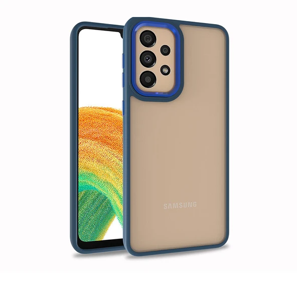 Zore Galaxy ile uyumlu A33 5G Kılıf Flora Kapak - Resim 5