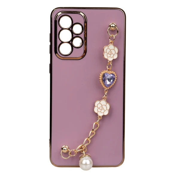 Zore Galaxy ile uyumlu A33 5G Kılıf El Tutamaçlı Kamera Korumalı Taka Silikon Kapak - 3