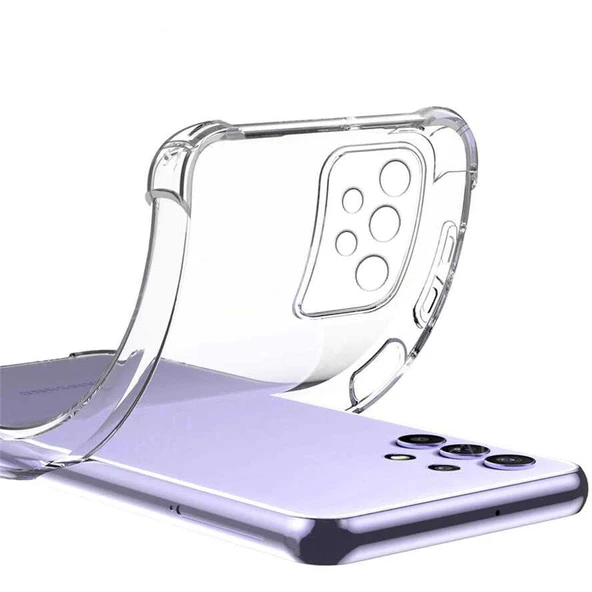 Zore Galaxy ile uyumlu A23 Kılıf Kamera Korumalı Nitro Anti Shock Silikon - 3