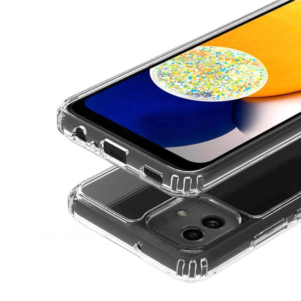 Zore Galaxy ile uyumlu A04 Kılıf 2mm Anti Shock Silikon - 4