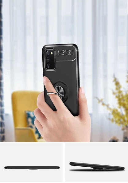 Zore Galaxy ile uyumlu A03s Kılıf Ravel Silikon Kapak - 5