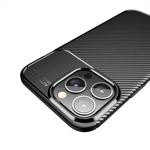 Zore Apple ile uyumlu iPhone 13 Pro Max Kılıf Negro Silikon Kapak - 3