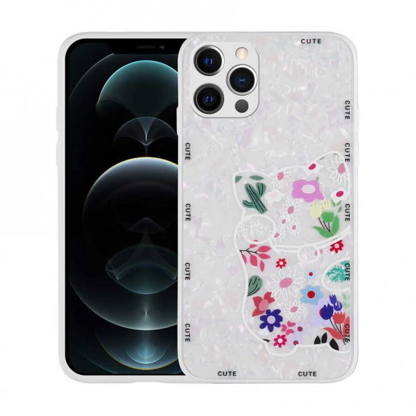 Apple iPhone 13 Pro Kılıf Desenli Sert Silikon Mumila Kapak - 2