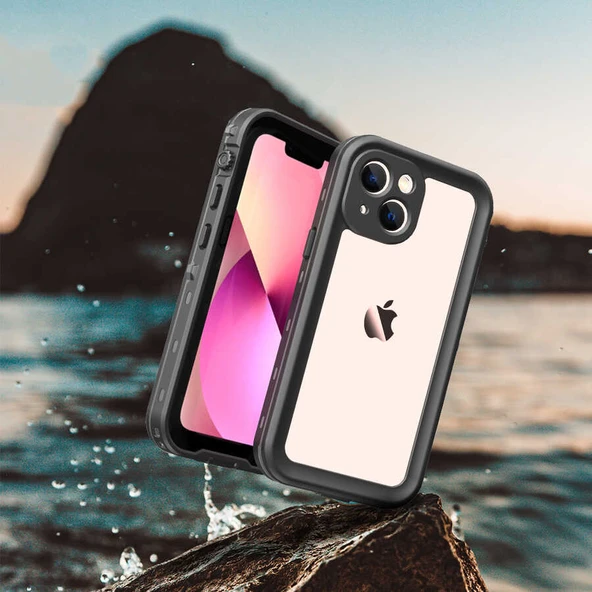 Zore Apple ile uyumlu iPhone 13 Mini Kılıf 1-1 Su Geçirmez Kılıf - 9